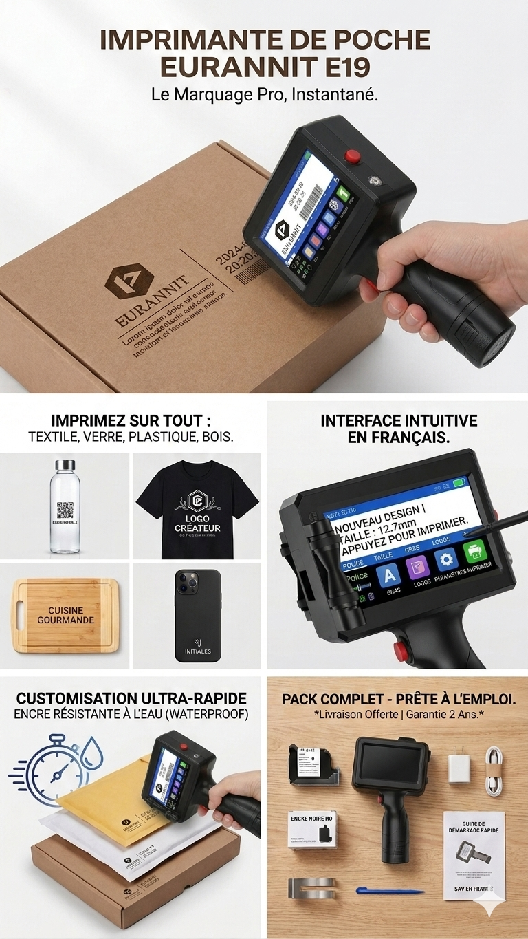 EURANNIT- L’imprimante de poche professionnelle